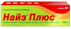 Купить найз плюс, гель для наружного применения 0,25 мг/г+50 мг/г+100 мг/г+10 мг/г, 100 г в Ваде