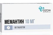 Купить мемантин, таблетки, покрытые пленочной оболочкой 10мг, 90 шт в Ваде