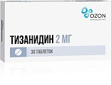 Купить тизанидин, таблетки 2мг, 30шт в Ваде