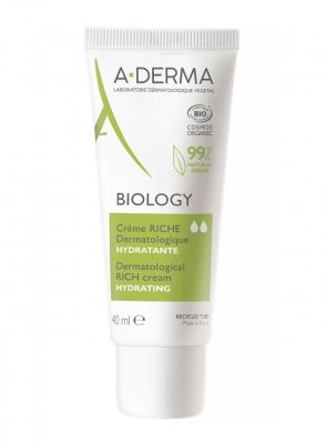 Купить a-derma biology (а-дерма) крем для хрупкой кожи лица и шеи насыщенный увлажняющий, 40мл в Ваде
