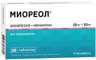 Купить миореол, таблетки, покрытые пленочной оболочкой 10 мг+20 мг, 28 шт в Ваде