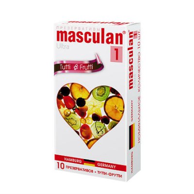 Купить masculan-1 (маскулан) презервативы ультра тутти-фрутти 10шт в Ваде