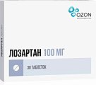 Купить лозартан, таблетки, покрытые пленочной оболочкой 100мг, 30 шт в Ваде