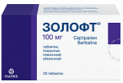 Купить золофт, таблетки, покрытые пленочной оболочкой 100мг, 28 шт в Ваде