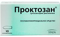 Купить проктозан, суппозитории ректальные, 10 шт в Ваде