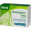 Купить омепразол-тева, капсулы кишечнорастворимые 10мг, 28 шт в Ваде