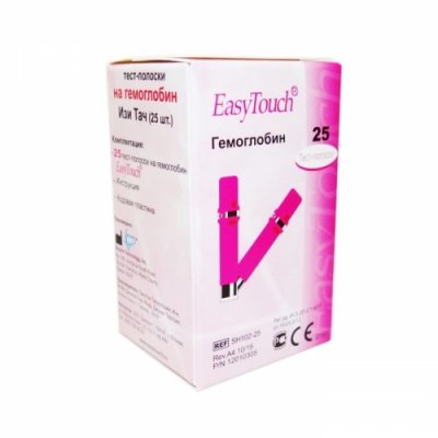 Купить тест-полоски easytouch (изи тач) гемоглобин, 25 шт в Ваде