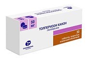 Купить толперизон канон, таблетки, покрытые пленочной оболочкой 50мг, 30 шт в Ваде