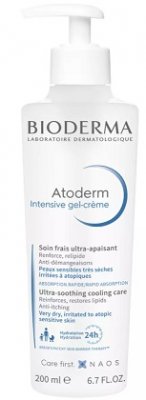 Купить bioderma atoderm (биодерма атодерм) гель-крем для лица и тела интенсив 200мл в Ваде