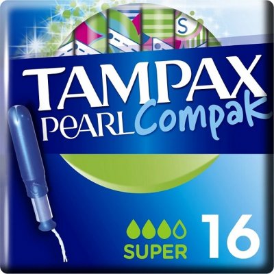 Купить тампакс (tampax) тампоны, pearl super 16 шт в Ваде