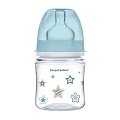 Купить canpol (канпол) бутылочка easystart newborn baby с широким горлышком антиколиковая с рождения, 120 мл, 35/216 голубой в Ваде