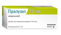 Купить пралуэнт, раствор для подкожного введения 75мг/мл шприц-ручка 1мл, 2шт в Ваде