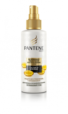 Купить pantene pro-v (пантин) спрей мгновенное увеличение густоты волос, 150 мл, 81439729 в Ваде