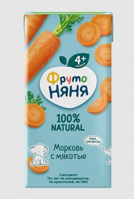Купить фрутоняня нектар морк.с мяк. 200мл (лебедянский оао экз, россия) в Ваде