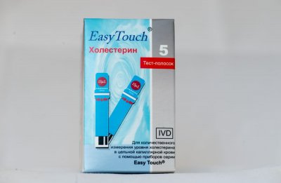 Купить тест-полоски easytouch (изи тач) холестерин, 5 шт в Ваде