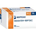 Купить мемантин-вертекс, таблетки, покрытые пленочной оболочкой 20мг, 90 шт в Ваде