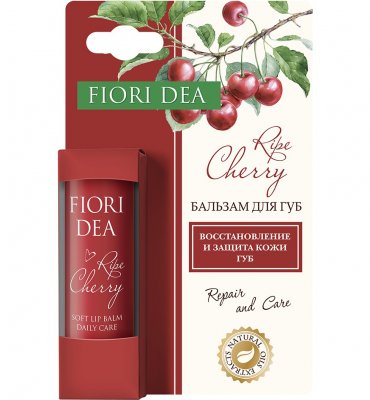 Купить фьери дея (fiori dea), бальзам для губ смягчающий спелая вишня, 4,5г в Ваде