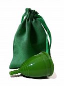 Купить онликап (onlycup) менструальная чаша серия лен размер s, зеленая в Ваде