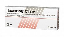 Купить нифекард xl, таблетки с пролонгированным высвобождением, покрытые пленочной оболочкой 30мг, 30 шт в Ваде
