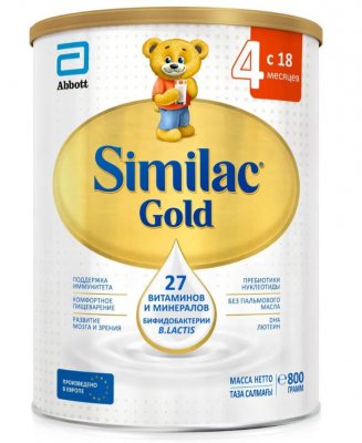 Купить симилак (similac) 4 gold сухое молочко напиток детский молочный 800г в Ваде