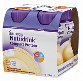 Купить nutridrink (нутридринк) компакт протеин согревающий вкус имбиря и тропических фруктов 125мл, 4 шт в Ваде