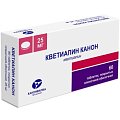 Купить кветиапин-канон, таблетки, покрытые пленочной оболочкой 25мг, 60 шт в Ваде