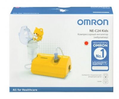 Купить ингалятор компрессорный omron (омрон) compair с24 kids (ne-c801kd) в Ваде