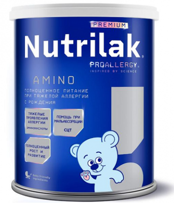 Купить nutrilak (нутрилак) премиум гипоаллергенный на основе аминокислот молочная смесь с рождения, 400г в Ваде