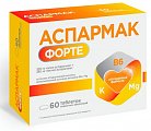 Купить аспармак форте, таблетки покрытые оболочной массой 1133мг, 60 шт бад в Ваде
