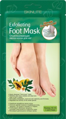 Купить skinlite (скинлайт) маска-носки для ног отшелушивающая (размер 40-45) в Ваде