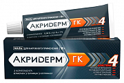 Купить акридерм гк, мазь для наружного применения 0,05%+0,1%+1%, туба 30г в Ваде