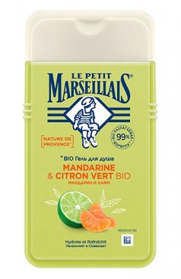 Купить le petit marseillais (ле петит марселл) гель для душа мандарин и лайм, 250мл в Ваде