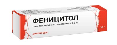 Купить феницитол, гель для наружного примения 0,1%, 30г от аллергии в Ваде