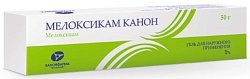 Купить мелоксикам-канон, гель для наружного применения, 1%, туба 50г в Ваде