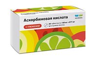 Купить аскорбиновая кислота с глюкозой, таблетки 100мг+877мг, 60 шт в Ваде