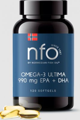 Купить норвегиан фиш оил (nfo) омега-3 ультима, капсулы 1600мг, 120шт бад в Ваде