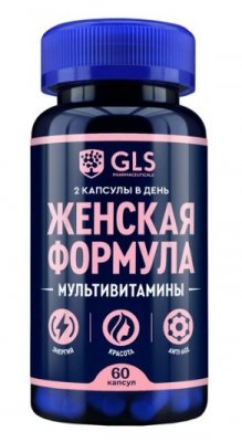 Купить gls (глс) женская формула мультивитамины, капсулы массой 430мг, 60шт бад в Ваде