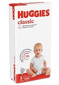 Купить huggies (хаггис) подгузники классик 5 11-25кг 58шт в Ваде