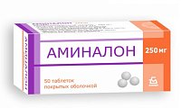 Купить аминалон, таблетки, покрытые оболочкой 250мг, 50 шт в Ваде