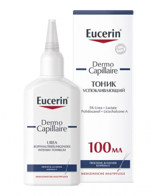 Купить eucerin dermo capillaire (эуцерин) тоник для кожи головы успокаивающий 100 мл в Ваде