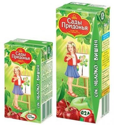 Купить сады придонья сок, ябл/виш 125мл (сады придонья апк, россия) в Ваде