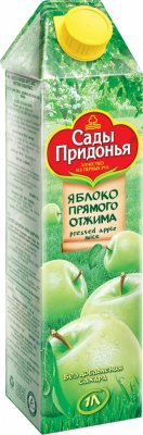 Купить сады придонья сок, ябл. 100% 1л (сады придонья апк, россия) в Ваде