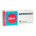 Купить вориконазол, таблетки, покрытые пленочной оболочкой 200мг, 10 шт в Ваде