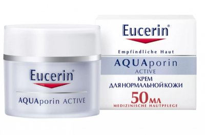 Купить eucerin aquaporin active (эуцерин) крем для лица для чувствительной, норм и комбинир кожи интенсивное увлажнение 50 мл в Ваде