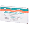 Купить аскорбиновая кислота, раствор для внутривенного и внутримышечного введения 50мг/мл, ампулы 2мл, 10 шт в Ваде