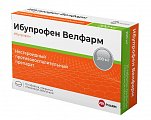 Купить ибупрофен велфарм, таблетки, покрытые пленочной оболочкой 200мг, 30шт в Ваде