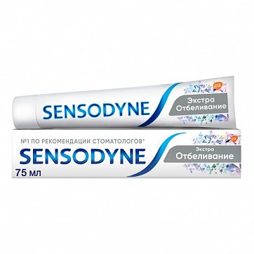 Сенсодин (Sensodyne) зубная паста Экстра отбеливание, 75мл