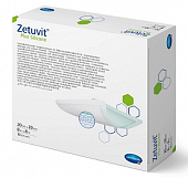 Купить silicone plus zetuvit (цетувит) повязка суперабсорбирующая с контактным слоем из силикона 20смх20см, 10 шт в Ваде