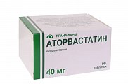 Купить аторвастатин, таблетки покрытые пленочной оболочкой 40мг, 90 шт в Ваде