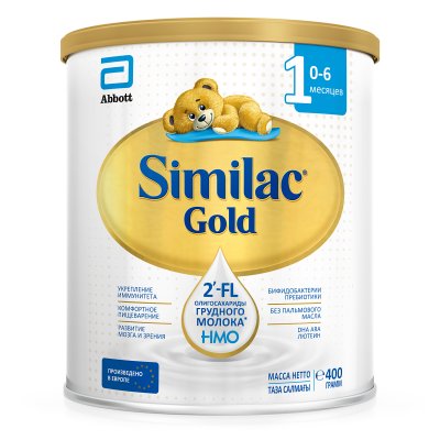 Купить симилак (similac) gold 1, смесь молочная 0-6 мес. 400г в Ваде